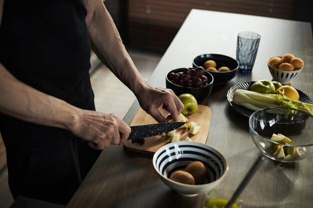 chef preparing a meal